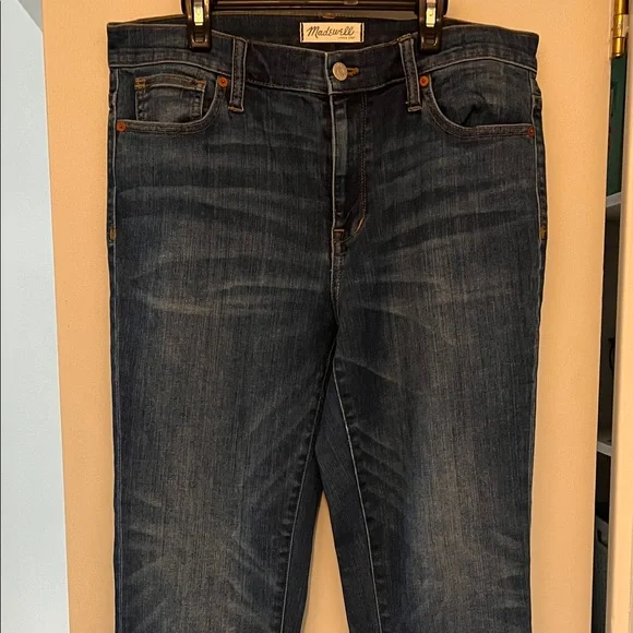 Madewell Women's High Riser Skinny Jeans in Indigo Blue Wash - Picture 5 of 7